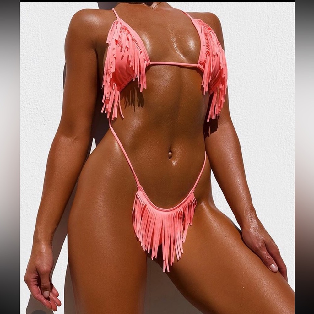 The MINIMALE ANIMALE Splendor Suit One piece Swimsuit thong size Large Calypso